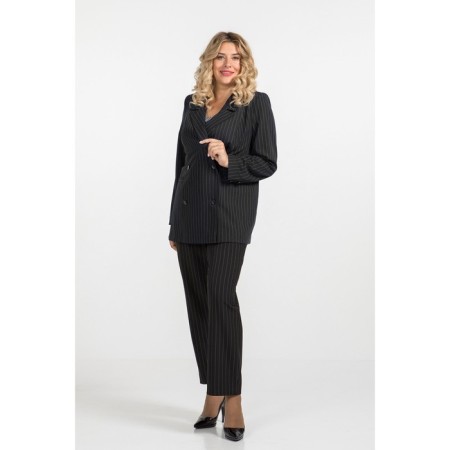 Female jacket, size 52, black color-2