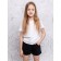 Shorts for a boy, height 140 cm, black color