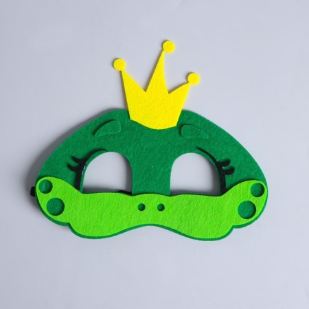 Carnival mask "Frog", felt-1