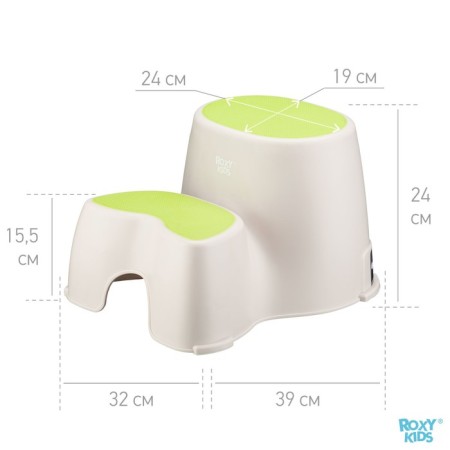Baby "Step" stand, green color-7