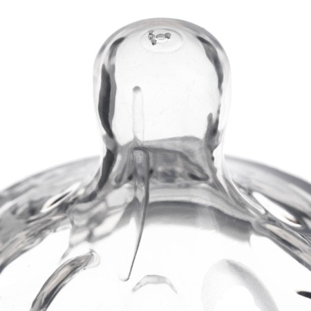 Nipple on a bottle, anti -broller, from 6 months, m & b Natural, wide throat, fast flow, Ø50 mm., 2 pcs-10