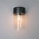 Wall lamp Elektrostandard, Atrani E27 110x110x185 mm, IP43, black color