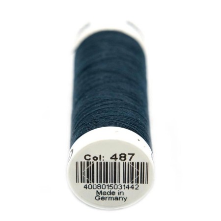 SEW-HALL thread for all materials, 200 m, 748277 (487 Dark-Testo-blue-green)-1