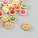 Decor for creativity Plastic "Flower-mesh-beems Color Crystals" set of 20 pcs 1.2x1.2 cm