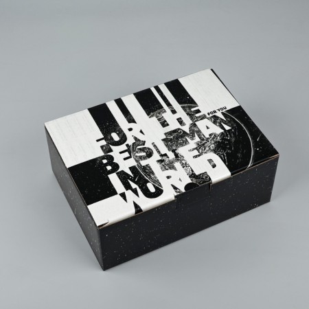 Box - Penal, gift packaging, “For Real Man”, 26 x 19 x 10 cm-1