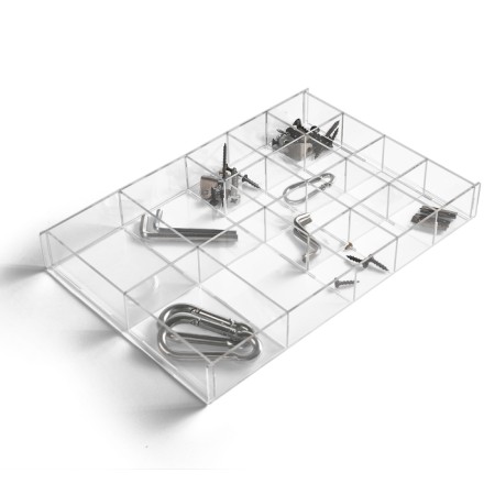 Presentation stand, 16 cells, 31 × 20.3 × 3.8 ORGGCHPLO 2 mm, in a protective film-3