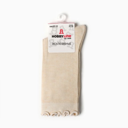Women's socks, milk size 36-40-2