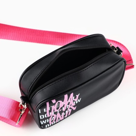 Children's bag Come on, artificial leather, black, 18x6x11 cm-5