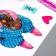 Stick plastic interior color "rabbits" 40x60 cm