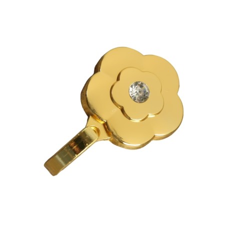 One -rod hook for curtains Cappio KC117, color gold, 2 pcs-4