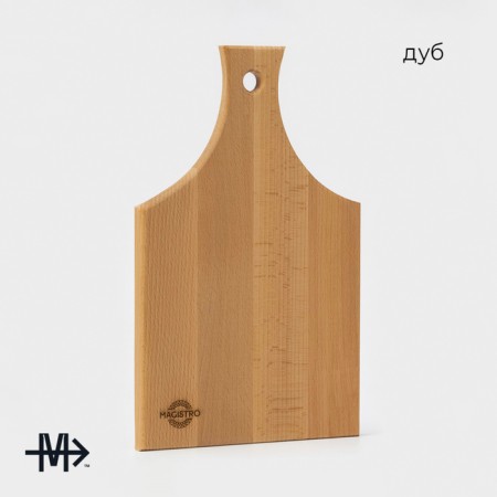 Groot board with handle MAGISTRO, 29 × 18 × 1.2 cm, oak-1