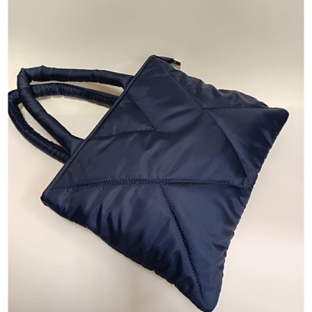 Female bag mila nylon dark blue color-1