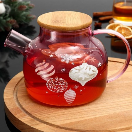 Teapot "Pink Tale", 1000 ml-3
