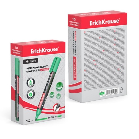 Permanent Erichkrause Liquid LP-600, 2.25 mm, alcohol-based liquid, green-2