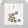 Decor for creativity Metal "Jingle Yin-Yang" silver 1.5x1.3 cm
