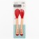 A set of feeding devices: a thermal and a thermal rod, 2 pcs., Red-beige color