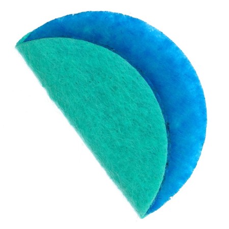 Fetir wheels for creativity and decor "Double -sided circles", set of 100 pcs., Size 1 pc. - 4 × 0.1 cm, color mix-2