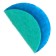 Fetir wheels for creativity and decor "Double -sided circles", set of 100 pcs., Size 1 pc. - 4 × 0.1 cm, color mix