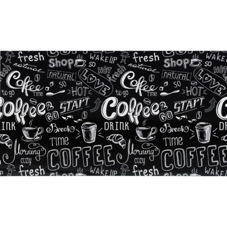PVC Black Coffee Kuh kitchen 3000x600mm-2