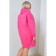 Women's dress, size 64, pink color