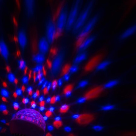 Light device "Ball on the stand" 10 cm, speaker, glow RGB, 220 V-2