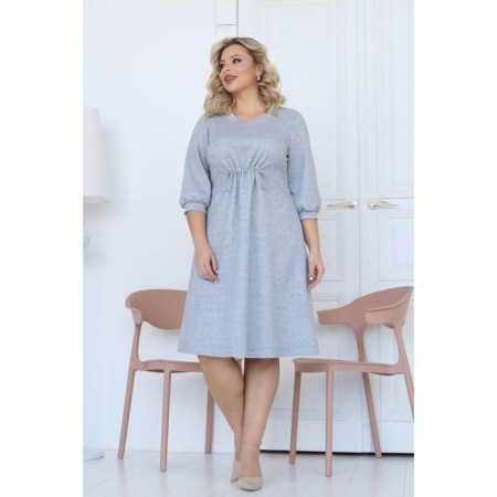 Women's dress, size 60, gray color-5