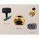 A set of rotary lamp with additional backlight by Ambrella Light, Techno, XM1105011, Gu5.3, Color Gold Polized, Black Sand