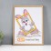 Photo frame plastic "reed" 30x40 cm, white