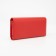 Women's wallet on magnets, red color