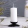 Gadal N "Gadal N" metal per 1 candle, 7.3x3 cm, black
