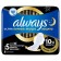 Female hygienic gaskets Always Ultra Night Single, aromatized, 6 pcs.