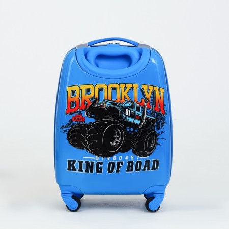 Baby suitcase 27 L (XS), Happyant, Lightning Department, Blue Color-3