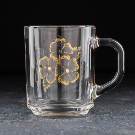 Glass mug "Tenderness", 200 ml-1
