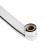 Pour for the Zein mixer, 3/4 ", curved, stainless steel, 20 cm, aerator plastic