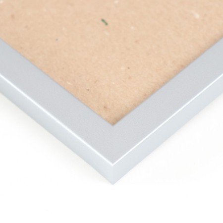 Photo frame plastic 10x15 cm, triple vertical, silver-1