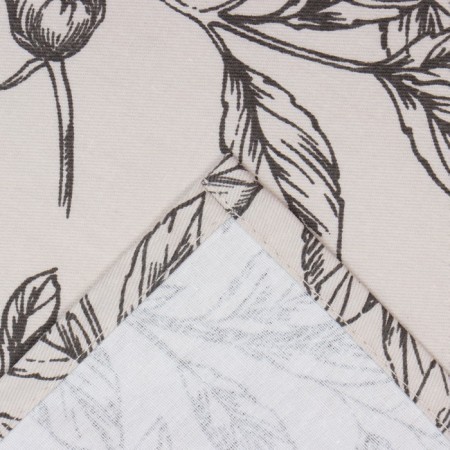 Ethel towel "Black Flowers" 40x73 cm, 100% HL, sarzha 190 g/m2-2