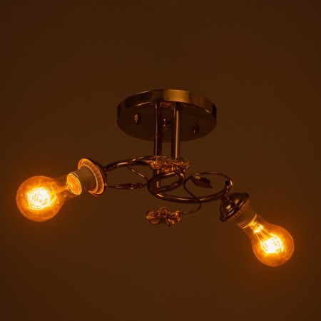 Aion chandelier BP 2x40W E27 Gold Model: 2612380-2