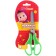 Baby scissors 12 cm, safe, plastic handles, mix, Masha and bear
