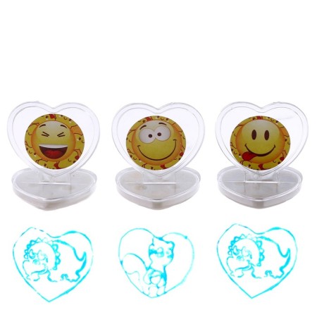 Printing color "Smile", set of 3 pcs., Roller-flip with 2 nozzles, stamp pillow-3