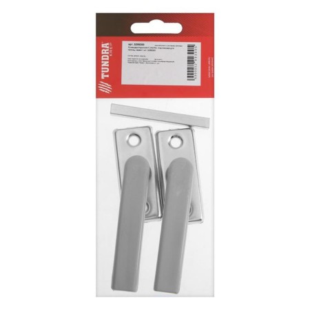 The handle is bilateral tundra, plastic for greenhouses, gray, 1 pc.-3