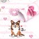 Glossy packaging paper "Corgi", 70 × 100 cm, 1 sheet