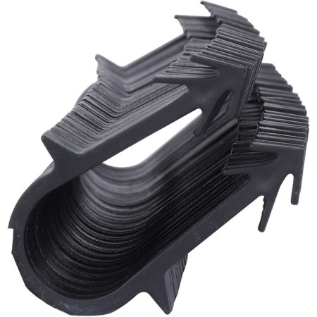 Anchor bracket in a cassette for the tracker Stout SMF-0005-251620, 25 pcs, double fortresses, d = 16-20 mm