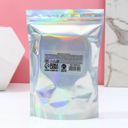 Gift set of cosmetics "Bright Spring!", Bathbars for a bathtub 6 x 40 g, pure happiness-3