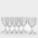 Set of glass glasses "Praline", 50 ml, 6 pcs