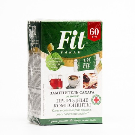 Sugar substitute Fitparad №7, sugar substitute, 60 g-2