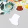 Stickers for creativity "Wealth" embossing gold set 48 pcs 9x7x0.8 cm