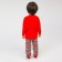 Pajama nursery, red color, height 128 cm