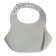 Bibslate for feeding "Elephant", silicone, with pockets, color gray color