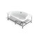 Kaliope bath frame, length 153 cm complete with assembly bag