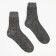 Male woolen socks "Rubchik", dark gray color, size 29